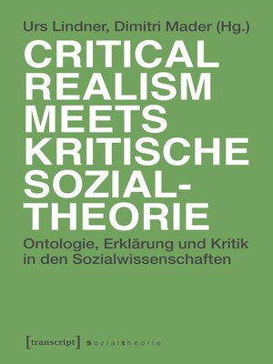 cover image of Critical Realism meets kritische Sozialtheorie